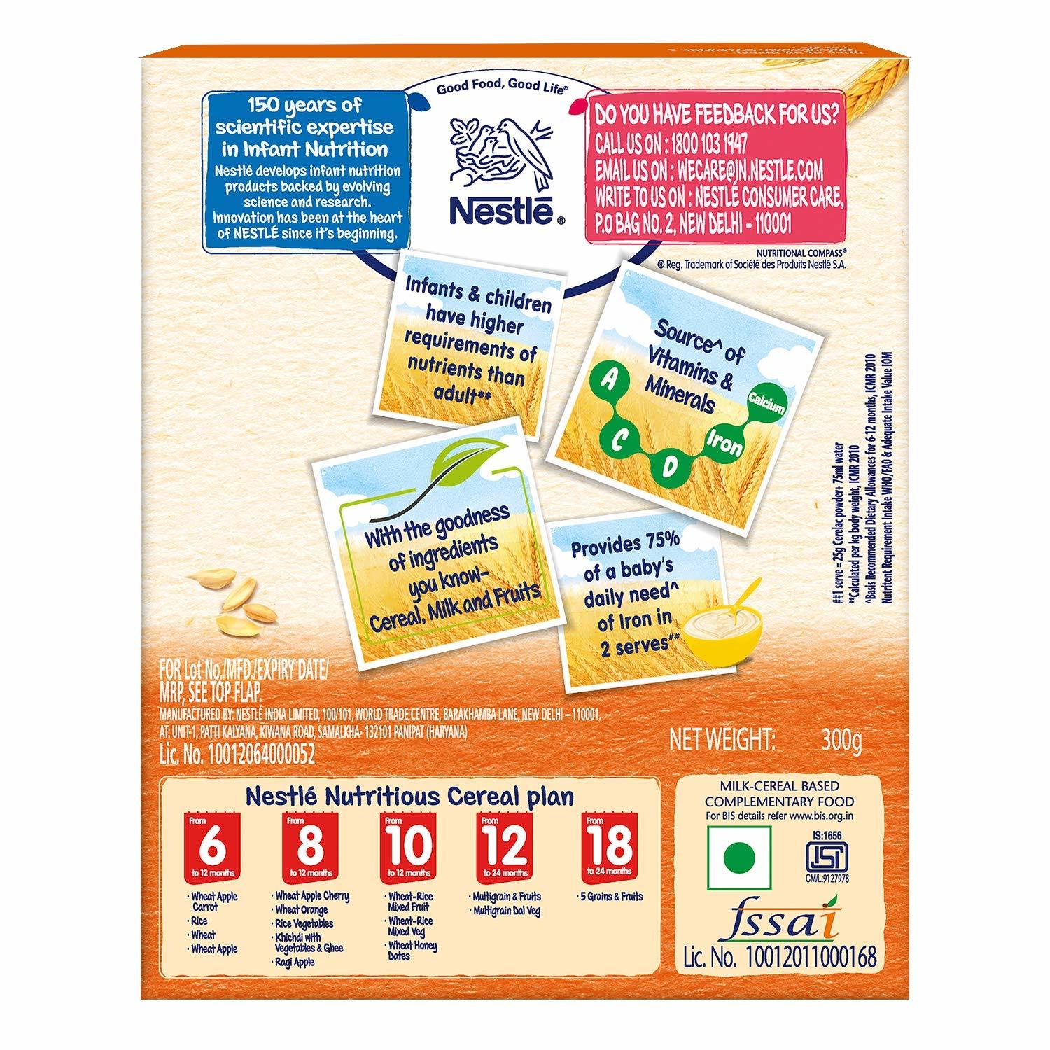 Nestle Cerelac Baby Cereal with Milk