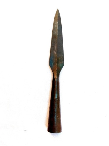 Hand forged spearhead