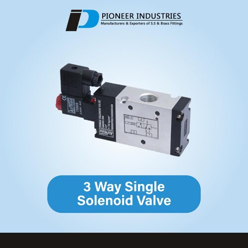 3 Way Single Solenoid Valve