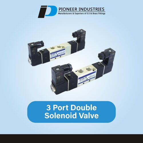 3 Port Double Solenoid Valve