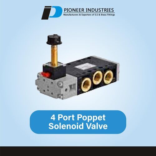 4 Port Poppet Solenoid Valve