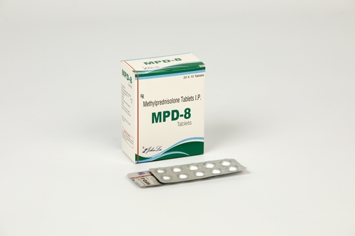 MPD 8 MG TABLET (METHYPREDNISOLONE)