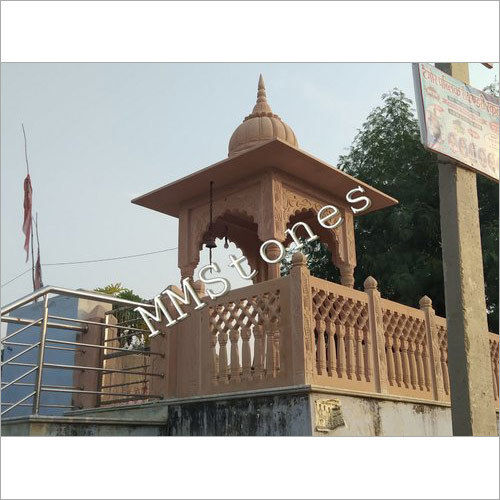 Sandstone Stone Shiv Mandir Chhatri 5 Ft