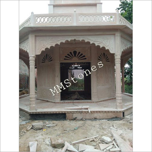 Stone Temple Octagon With Parikrama Marg