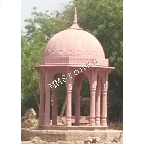 Red Sandstone Chatri 8 Pillars