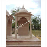 Stone Chatri With Curved Chajja 5 Feet
