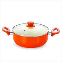 2.6L Nirlon Non-Stick Ceramic Coated Deep Kadai