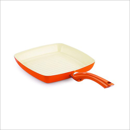 24.5 Cm Nirlon Non Stick Ceramic Coated Grill Pan
