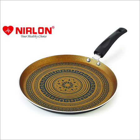 Nirlon Mandala Non Stick Aluminum Flat Tawa 26cm