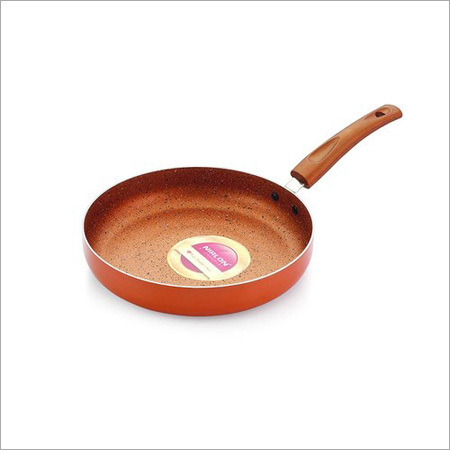 Nirlon Non-Stick Fry Pan Ultimate Induction Base (With Steel LiD)