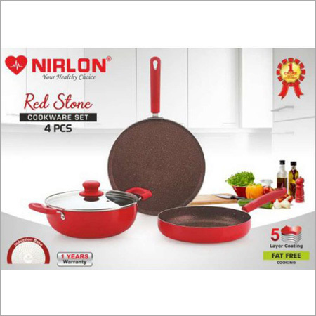 Red Stone Cookware Set