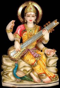 Saraswati Marble Moorti