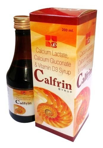 Calcium Lactate, Calcium Gluconate And Vitamin D3 Syrup