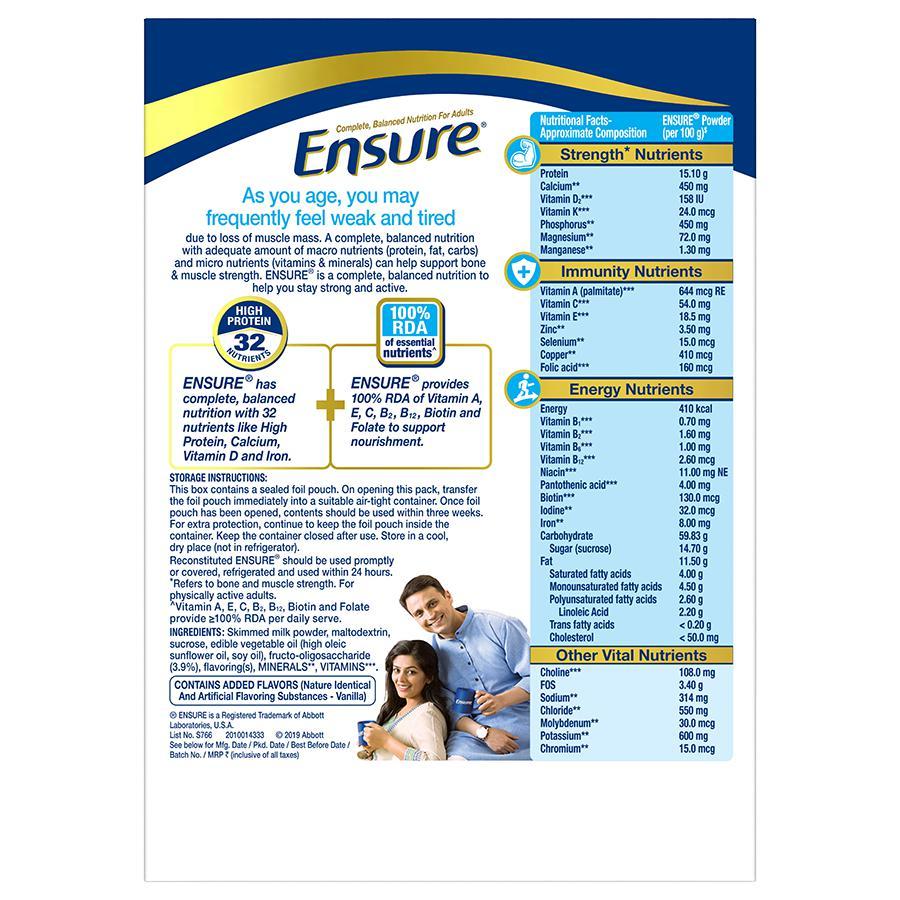 Ensure Balanced Adult Nutrition Health Drink - 200g  (Vanilla)