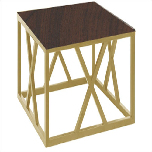 Roman Gold and Dark Prelam Side Table