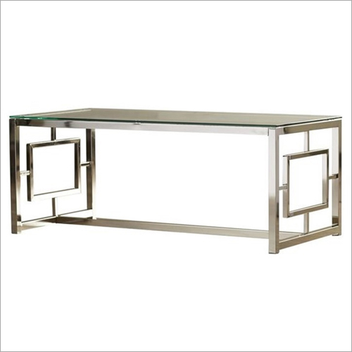 Metal And Glass Coffee Table