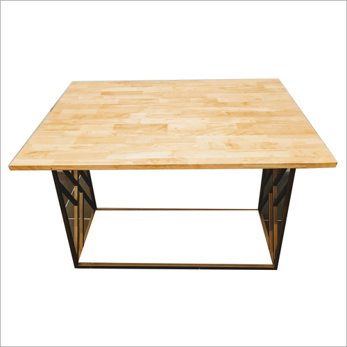 Starcrossed Dining Table With Wooden Top