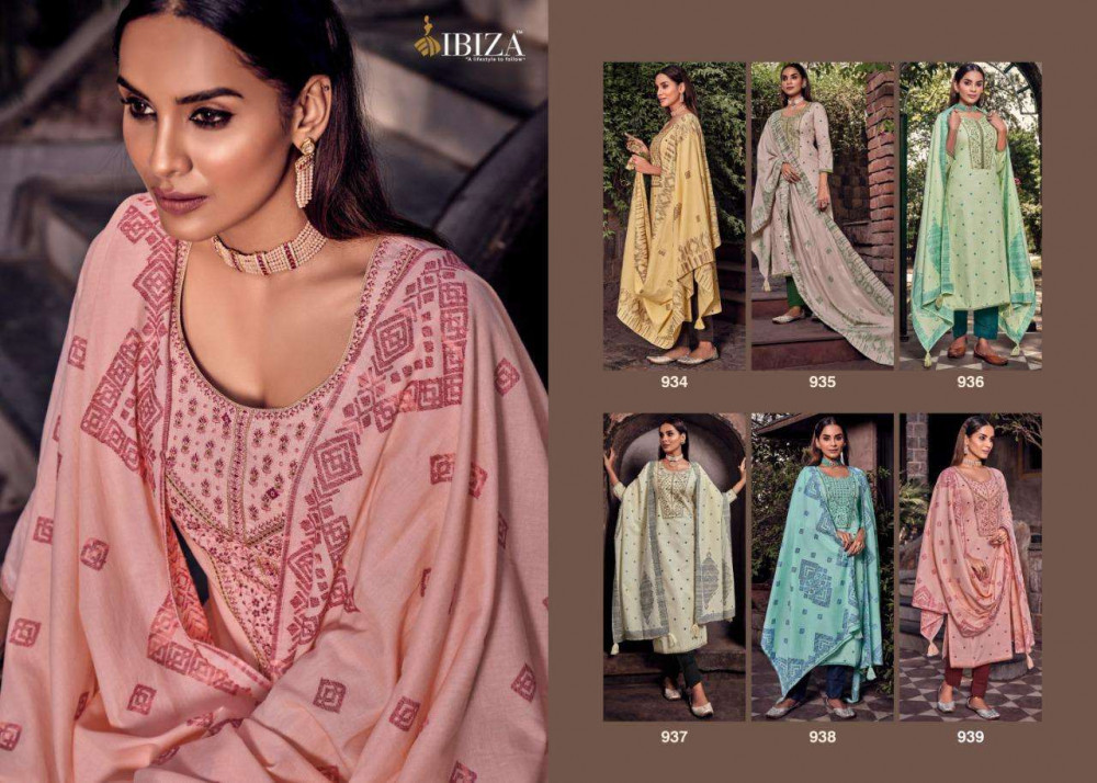 Ibiza Charmer Lawn Cotton Straight Salwar Kameez Catalog