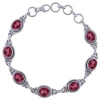 BLACK ONYX NATURAL GEMSTONE 925 STERLING SOLID SILVER OVAL CUT STONE HANDMADE BRACELET