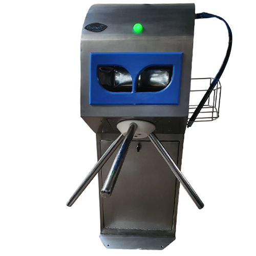 SS Tripod Turnstile With Hand Sanitizer By WILDA AUTOMATION PRIVATE LIMITED
