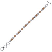 GARNET NATURAL GEMSTONE 925 STERLING SOLID SILVER OVAL CUT STONE HANDMADE BRACELET