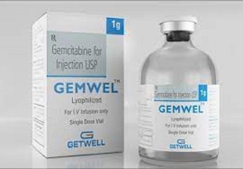 Gemwel 1Gm Injection(Gemcitabine (1Gm) Shelf Life: 2 Years