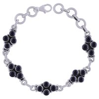 PERIDOT NATURAL GEMSTONE 925 STERLING SOLID SILVER ROUND CUT STONE HANDMADE BRACELET