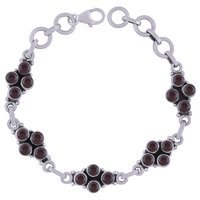 PERIDOT NATURAL GEMSTONE 925 STERLING SOLID SILVER ROUND CUT STONE HANDMADE BRACELET