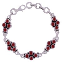 PERIDOT NATURAL GEMSTONE 925 STERLING SOLID SILVER ROUND CUT STONE HANDMADE BRACELET