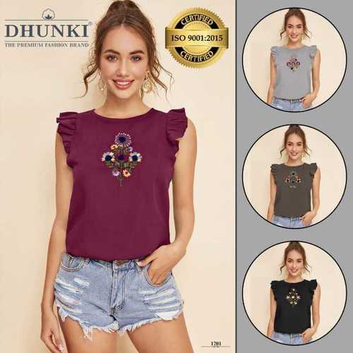 Dhunki Ladies Design Tops