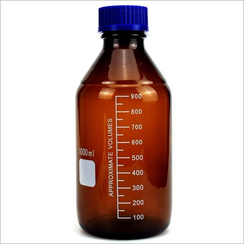 Lab Glass Amber Reagent Bottle