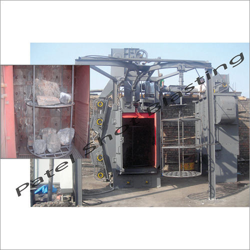 Carbon Butt Shot Blasting Machine