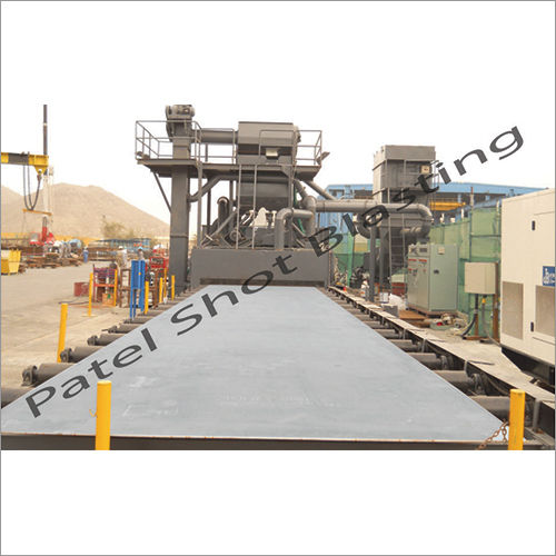 Blue Plate Shot Blasting Machine