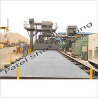 Blue Plate Shot Blasting Machine