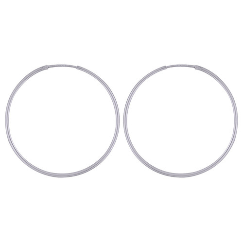 PLAIN 925 STERLING SOLID SILVER BALI EARRINGS