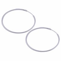 PLAIN 925 STERLING SOLID SILVER BALI EARRINGS