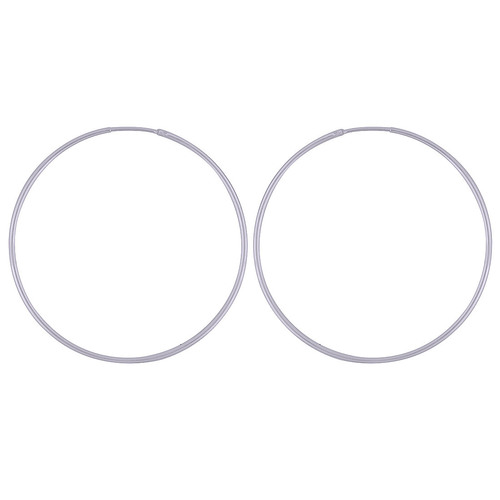 PLAIN 925 STERLING SOLID SILVER BALI EARRINGS