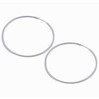 PLAIN 925 STERLING SOLID SILVER BALI EARRINGS