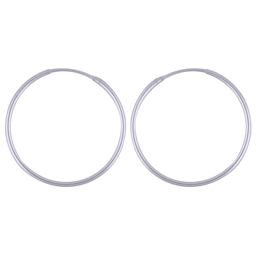 PLAIN 925 STERLING SOLID SILVER BALI EARRINGS