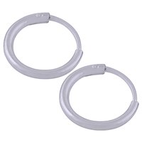 PLAIN 925 STERLING SOLID SILVER BALI EARRINGS