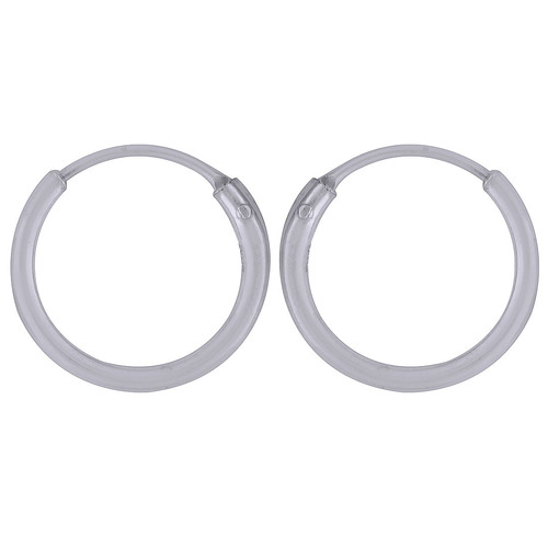 PLAIN 925 STERLING SOLID SILVER BALI EARRINGS