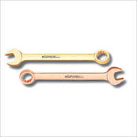 Sme-6 Non Sparking Combination Spanner - Color: Golden Natural Finish