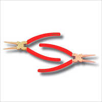 Syf-1002 8mm X 200mm Non Sparking Internal Circlip Plier - Color: Shinny Gold