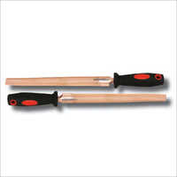 Suh-1002 Non Sparking Half Round File - Handle Material: Plastic