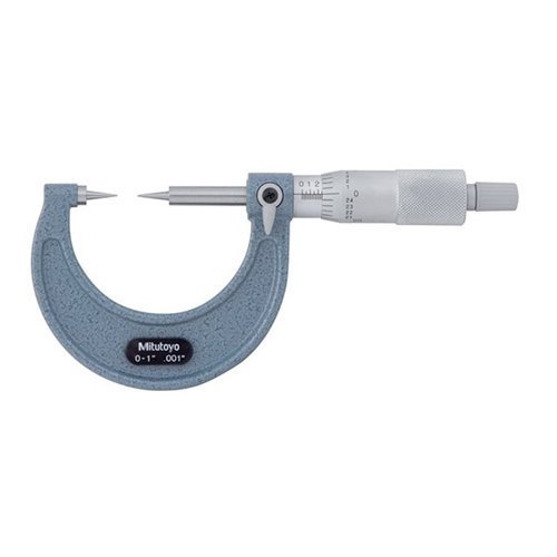 Point Micrometer With Carbide Tip Range: 0 - 25 Mm