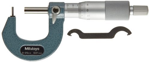 MITUTOYO Tube Micrometer Spherical Anvil Flat Spindle
