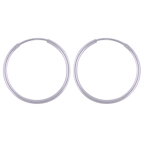 PLAIN 925 STERLING SOLID SILVER BALI EARRINGS