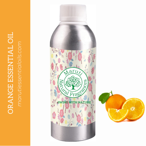 Orange Essential Oil - 100% Pure, 2 Years Shelf Life | Ideal for All Age Groups, Store in a Dry Place