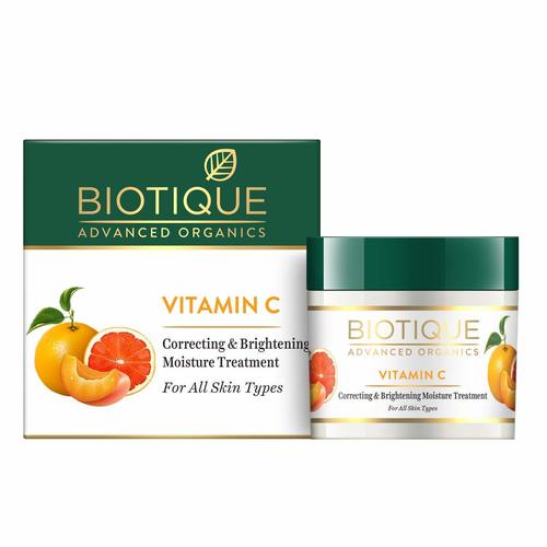 Biotique Vitamin C Correcting And Brightening Face Cream For All Skin Types - 50g