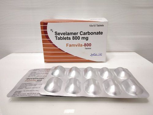 800Mg Sevelamer Carbonate Tablet Recommended For: High Phosphate Level In Blood.